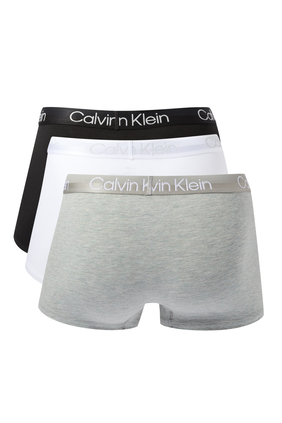 Modern Structure Logo Boxers, Pack of Three
